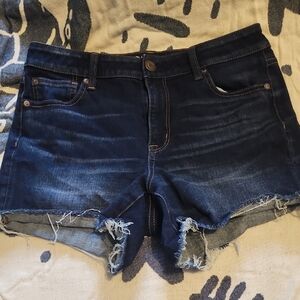 American Eagle Dark Blue Jean Shorts